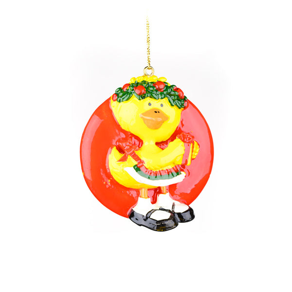 Vintage Suzy Ducken Flat Ornament