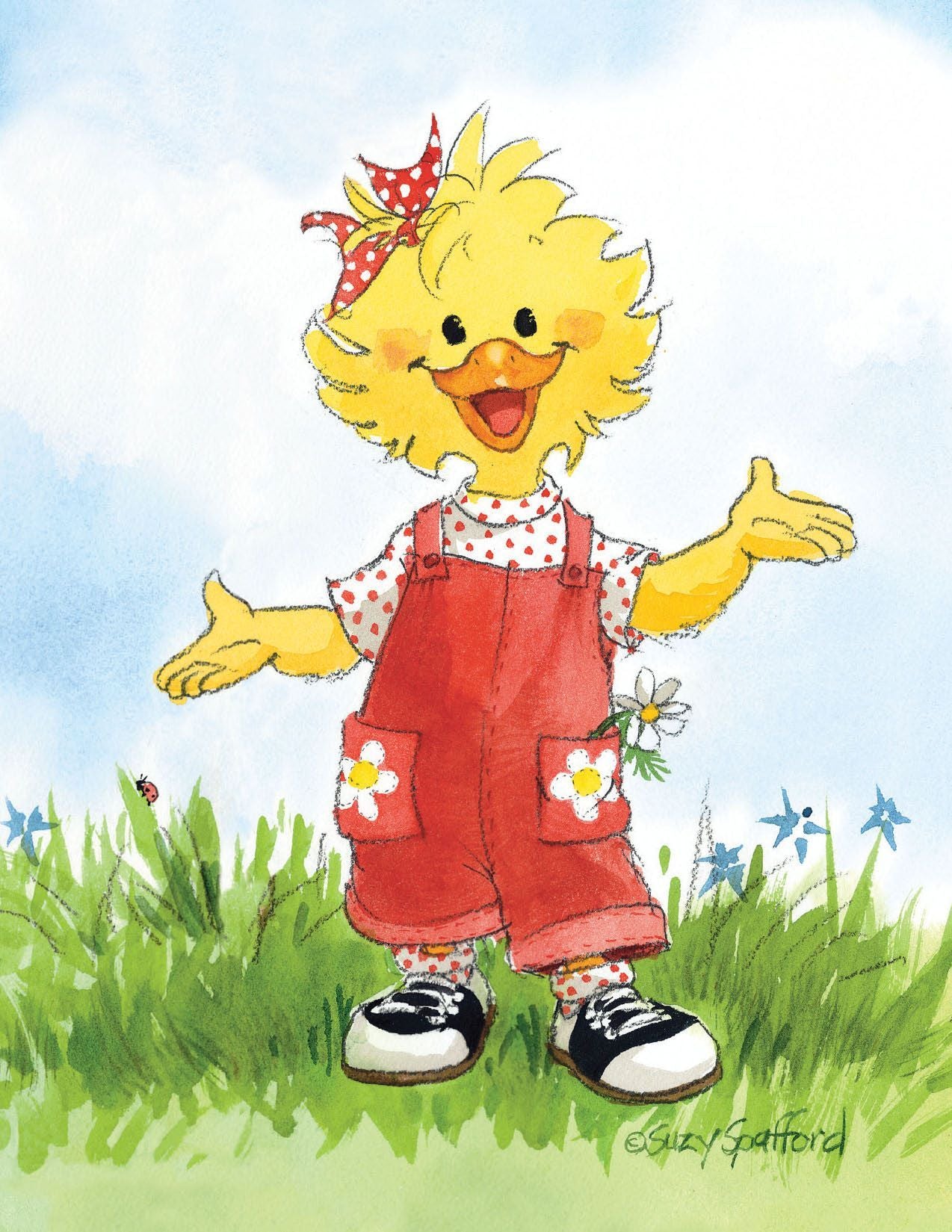 Suzy Ducken Overalls Note Cards Set - 10867