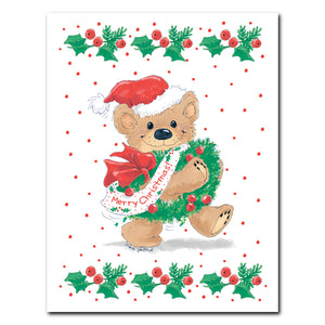 "Christmas Wreath" Christmas Note Cards Set - 10896