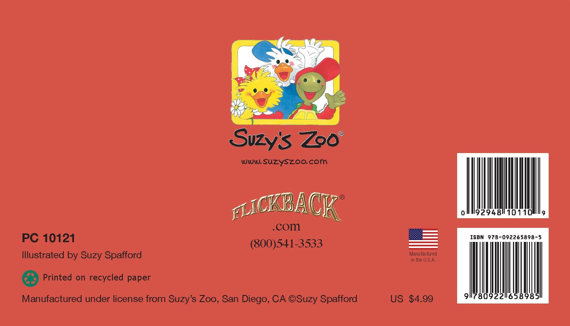 2018 Pocket Calendar by Suzy's Zoo