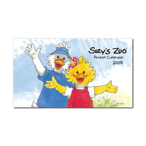 2019 Collectible Pocket Calendar by Suzy's Zoo