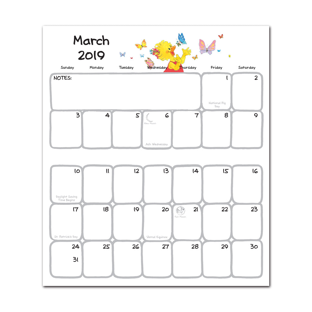 2019 Collectible Pocket Calendar by Suzy's Zoo