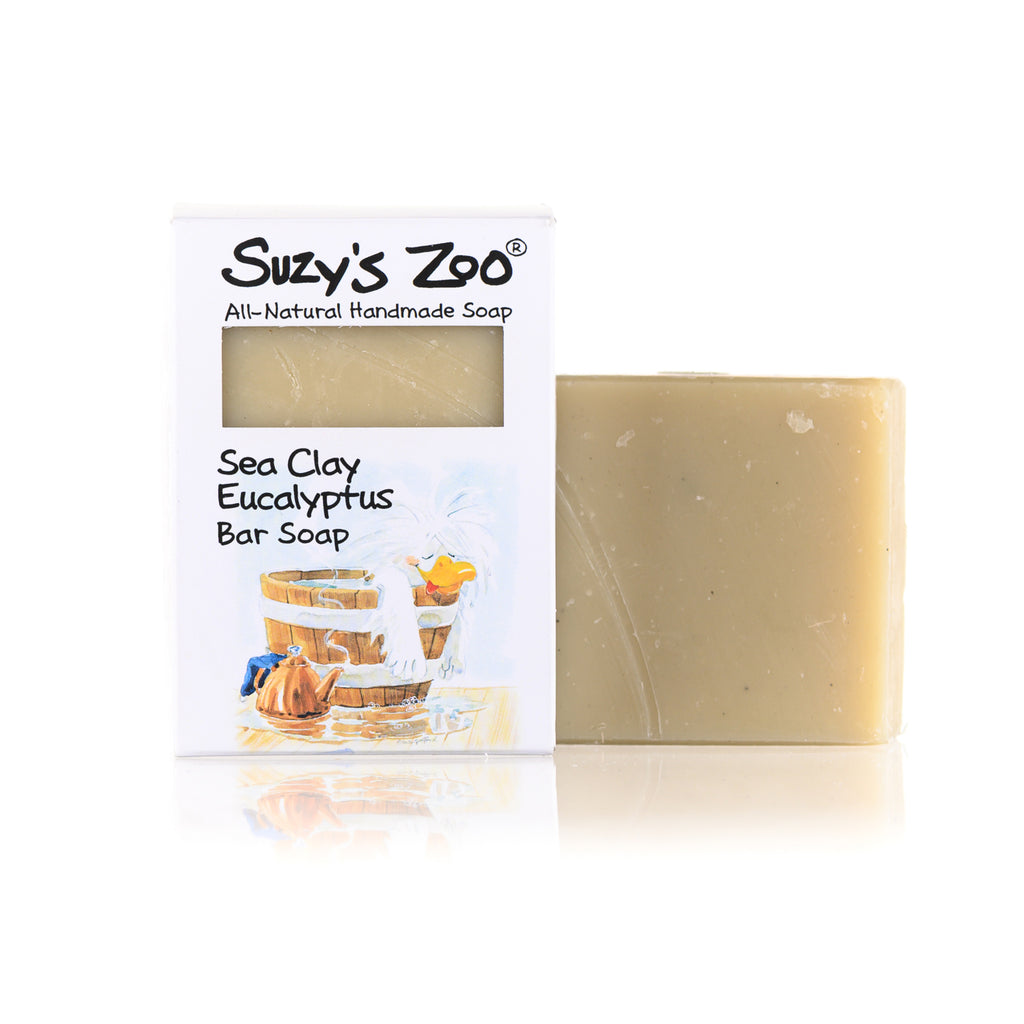 Suzy's Zoo Bar Soap, Sea Clay Eucalyptus
