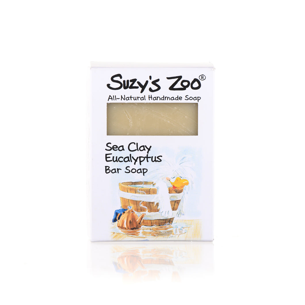 Suzy's Zoo Bar Soap, Sea Clay Eucalyptus
