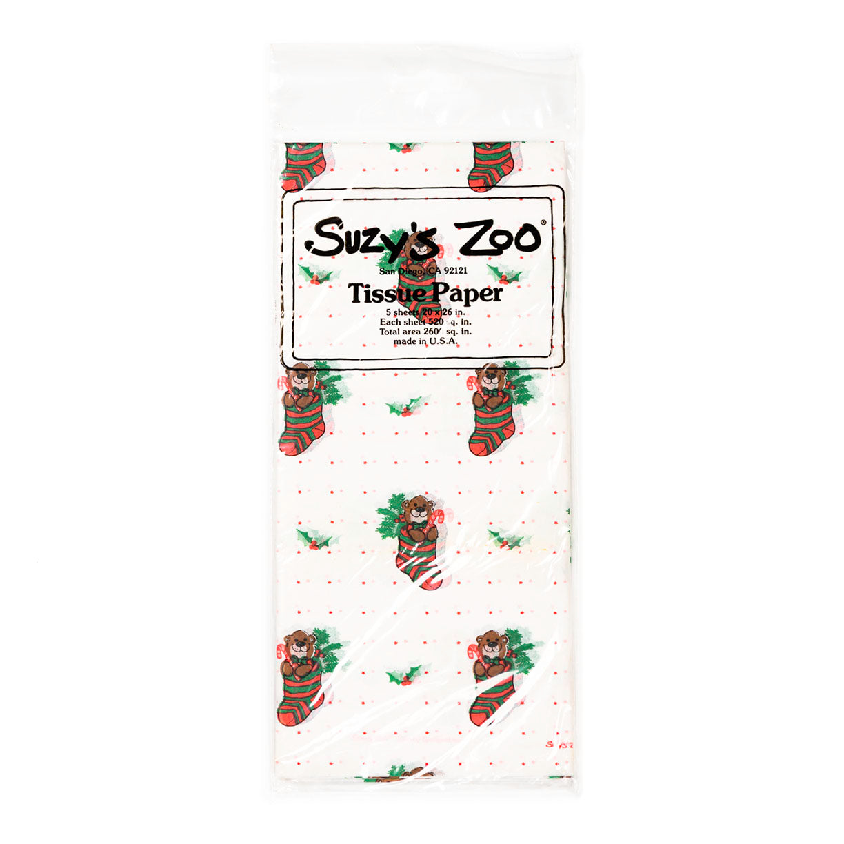 Holiday Tissue Paper Packs (Multiple Designs Available)